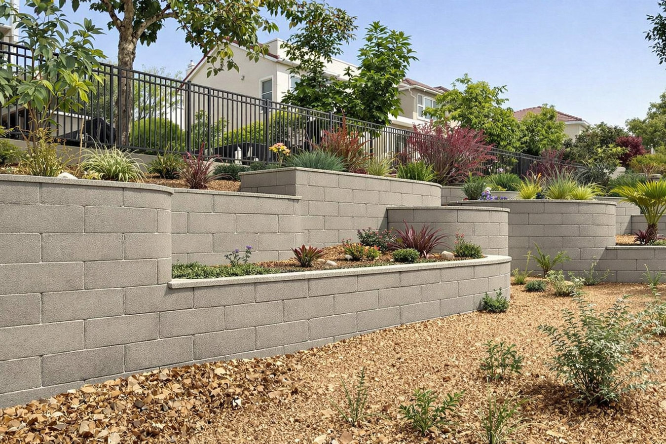 Concrete retaining walls in Oxnard, CA